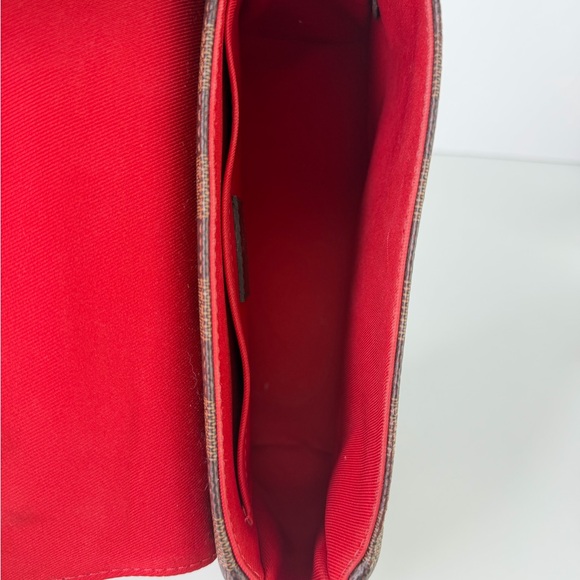 Authentic Louis Vuitton Damier Ebene Checker Brown Croisette Crossbody Bag & COA - Picture 12 of 15